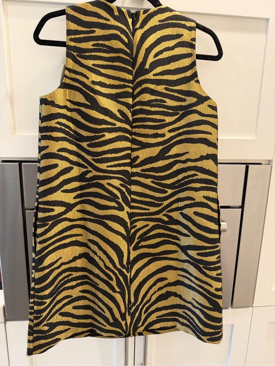Tuckernuck Dresses & Skirts - Tuckernuck Gold and Black Zebra-Print Shift Dress